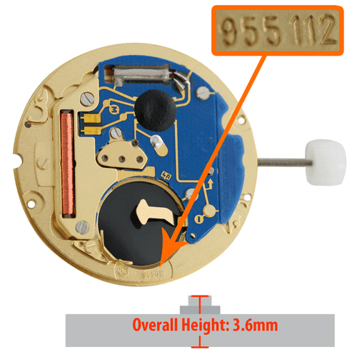 ETA 955.112-2 Quartz Watch Movements