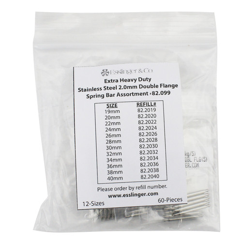 Extra Heavy Duty Spring Bar Assortment
