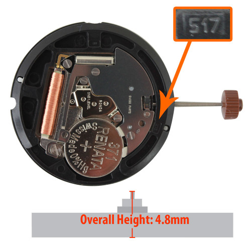Harley ronda HQ517.2 Quartz Movements