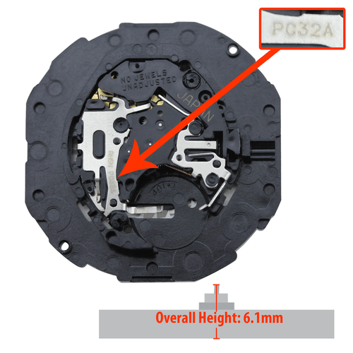 tmi pc32a quartz movement