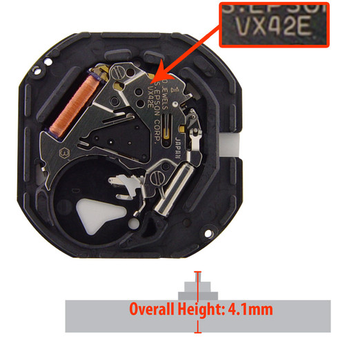 Hattori Japan VX42-6 Quartz Watch Movements