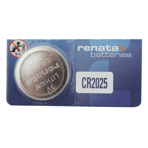 Renata Watch Battery CR 2025, 1-pack-1 battery Replacement, Lithium 3V