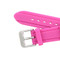 Hadley Roma Link Style Design Silicone Watch Band Hot Pink 18mm