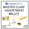 72 pieces 5 clasp types watch band master clasp assortment