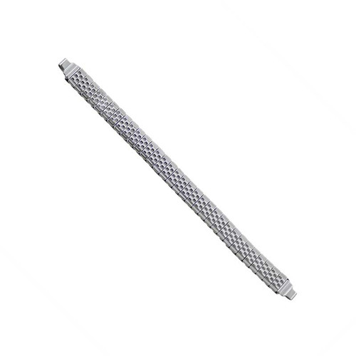 『オーダーページ』ウエスタンベルトツイストワイヤー23mm Southwest Watch Band Expansion Style Extender Silver Tone Metal