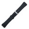 18mm Black Rubber Watch Band