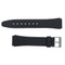 Black Rubber Watch Band 18MM