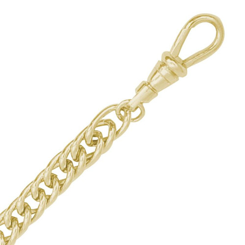 Waldemar 89437 Yellow Gold Plate Pocket Watch Chain