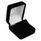 Black velour earring box