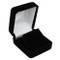 Black velvet earring box