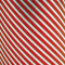 Foil Gift Wrap - Silver Red Stripe