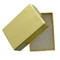 Gold Foil Cotton Filled Jewelry Box - Dim. 1 3/4" X 1 1/8" X 5/8"