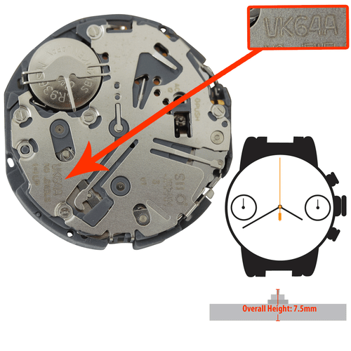 Hattori Japan Quartz Chronograph Watch 