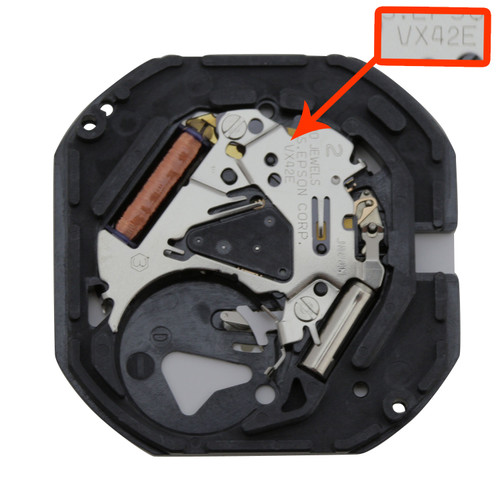 Hattori Japan 3 Hand Quartz Watch Movement VX42.2 High Hand Height