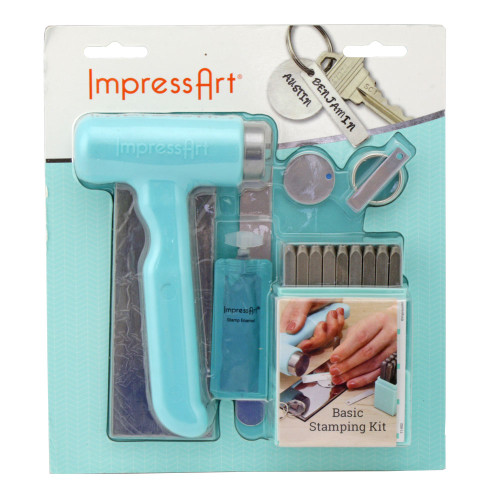 ImpressArt Stamping Kit, MELODY Alphabet Metal Stamp Kit, 3mm
