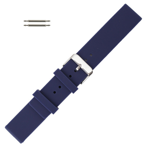 Watch Silicone Band Blue Light Glass Men's Watch