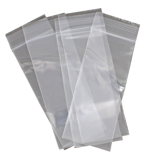 Economy Zip-lock Bags with White Block for Notes Pkg of 100 2 x 3 Inches | Esslinger