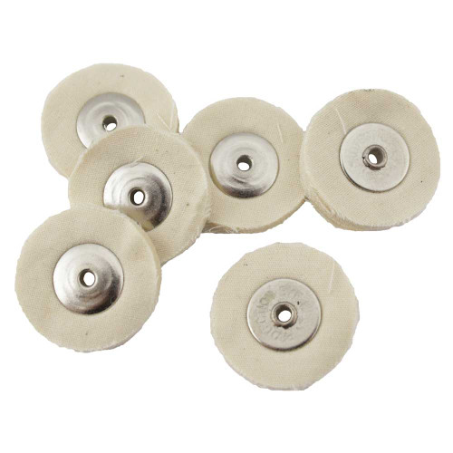 1 Inch 12 Ply Mini Muslin Buffs Pack of 6