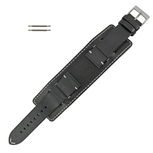 black-leather-watchband-wb-070
