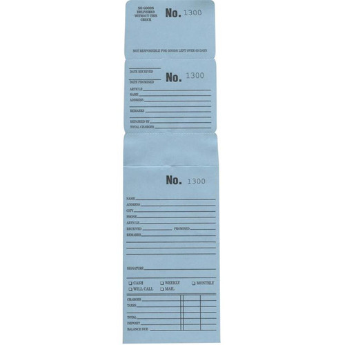 Workpiece Envelope Triple Duty Watch and Jewelry Job Envelopes 3 x 5.75 Inches Light Blue ...