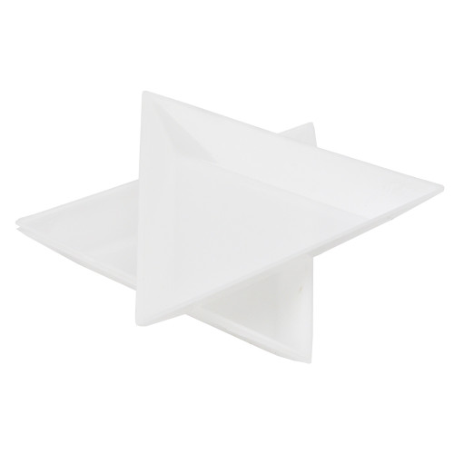 Plastic Triangle Parts Tray 3 1/4 Inches Pack of 3