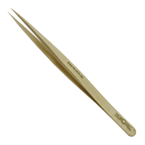 Brucelles Horotec 12.303-S5 à Pointes Fines - Laiton, Longueur 130 Mm - Neuf Avec étiquettes