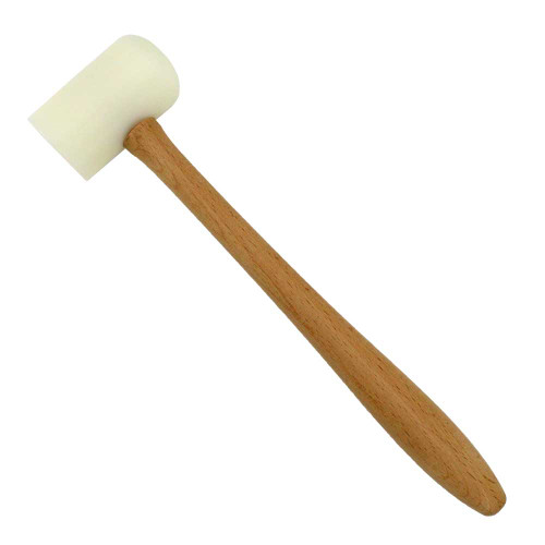 Nylon Hammer 1-1/4 Face W/ Wooden Handle for Jewelry Making Metal Forming  Tool HAM-0018 