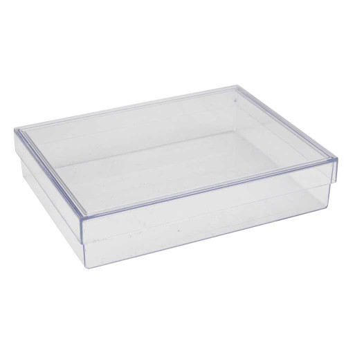 Esslinger Company Clear Plastic Treasure Chest Storage Box | Esslinger