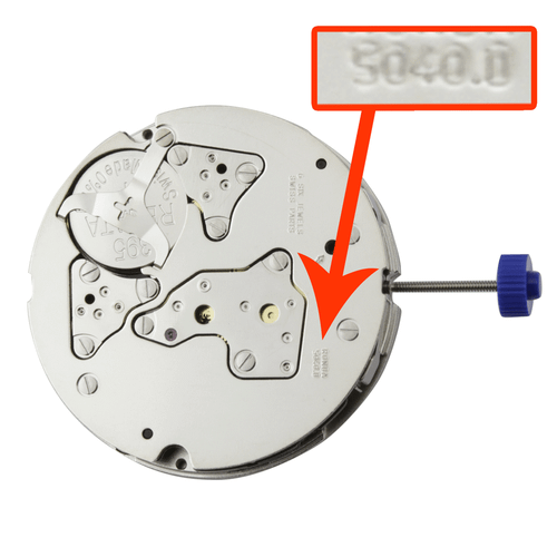 Harley Ronda Chrono Quartz Watch Movement HQ5040.D-6 Date At 6:00
