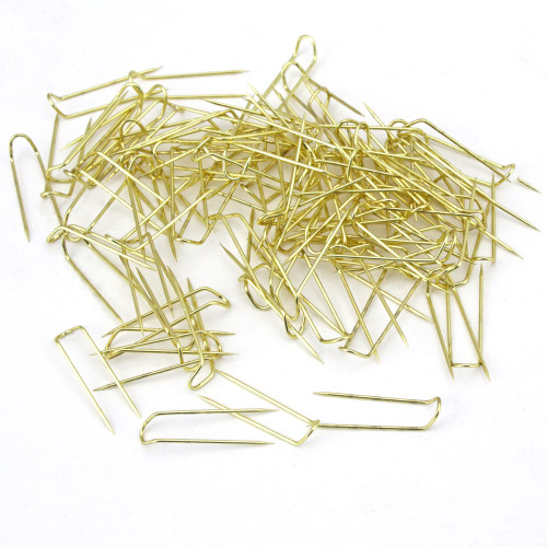 Gold Tone U-Pins Pack Of 1000 - Findings Outlet