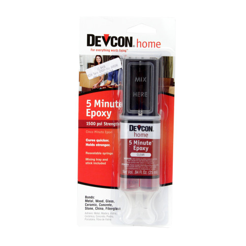 Devcon High Strength 5 Minute Epoxy 1500psi 8.5 oz in 2 Bottles