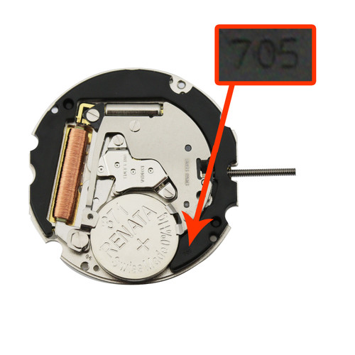 Harley Ronda 3 Hand Quartz Watch Movement HQ705-4 Date At 4:00