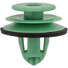 Description : Garnish Retainer with Sealer
Type : Retainer
Bottom Head Diameter : 18MM
Top Head Diameter : 13MM
Middle Head Diameter : 16.5MM
Stem Length : 12MM
Stem Diameter : 9.3MM
Material : Nylon
Color : Green
Includes : Sealer
Mazda OEM: 91560-TG1-T01
15 Per Box