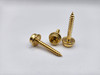 GOLD SCREW STUDS 1" - SOLD INDIVIDUALLY