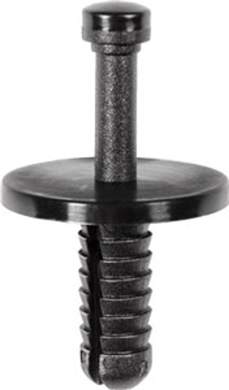 Interior Trim & Engine Intake Duct Push-Type Retainer
Black Nylon
Head Diameter: 20mm
Stem Length: 17mm
Fits Into 6.3mm Hole
BMW 3, 5, 7, 8, X and Z Series 2012 - 1984
OEM# 51471919209
25 Per Box