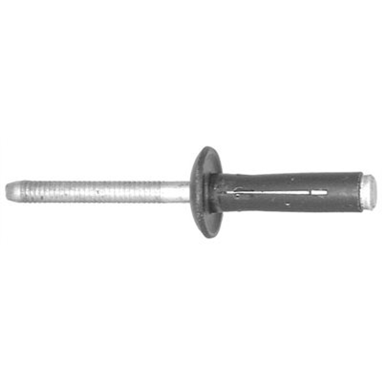 Rivet Diameter : 1/4"
Grip Range : 3/64-1/4"
Flange Diameter : 9/16"
Material : Black Aluminum Rivet-Aluminum Mandrel
Pcs/Unit: 15
Country: US
Catalog Page #: 315