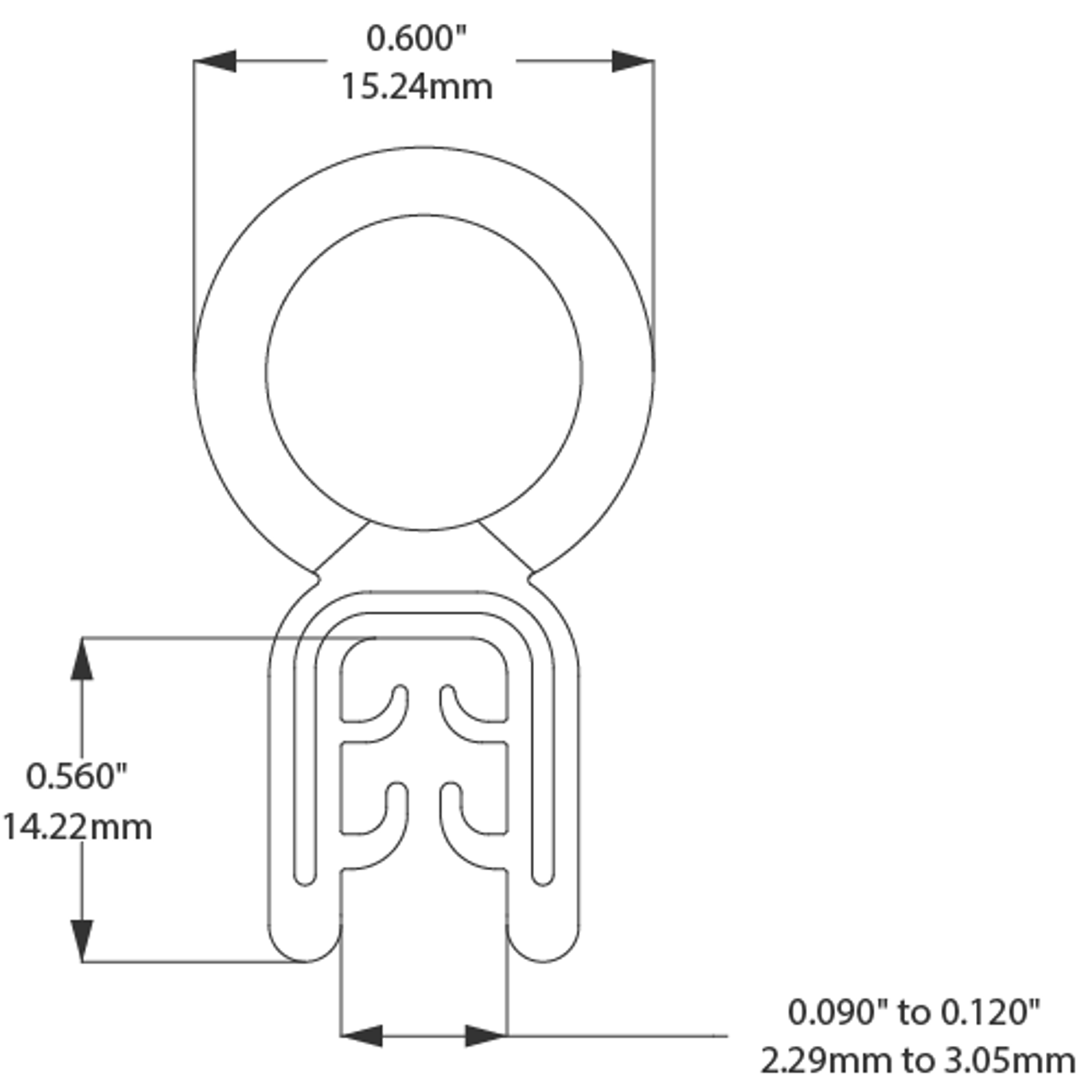 Bulb Seal 2028