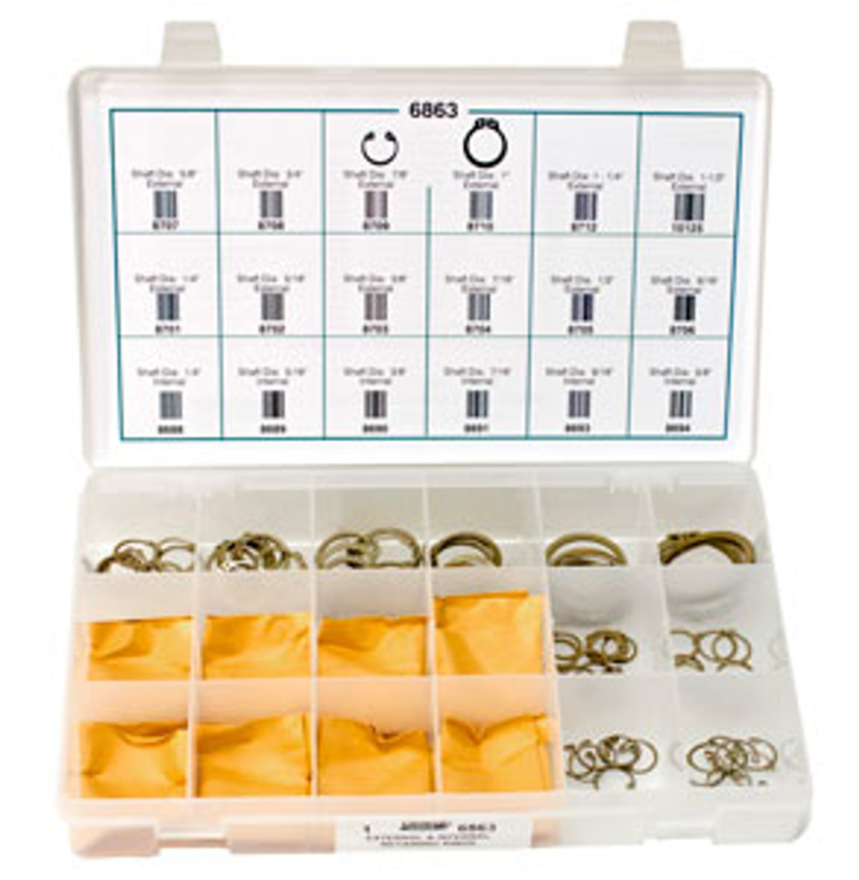 External Retaining Ring Size Chart