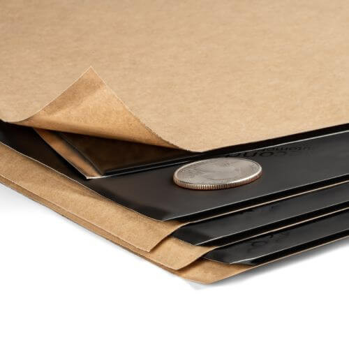 Damplifer Pro each sheet is 12” x 20” (1.67 sq ft)