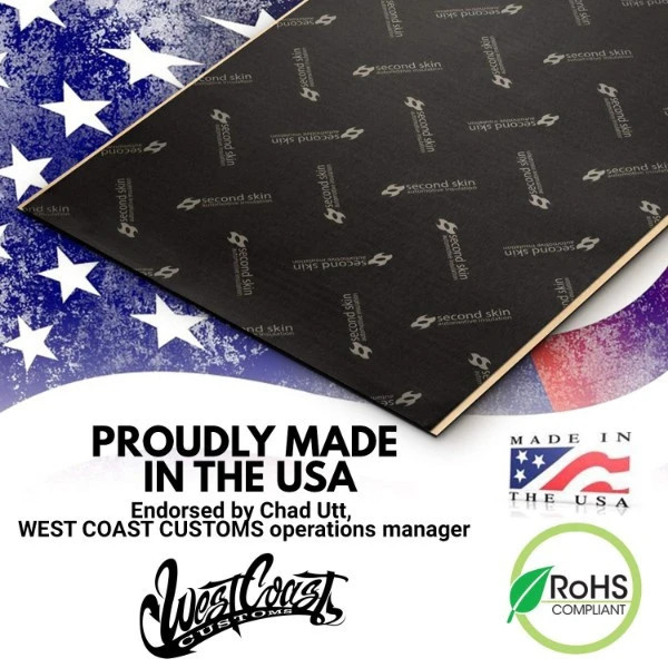 Sound Deadening Mat SecondSkin Damplifier Pro 12" X 20" Sheet