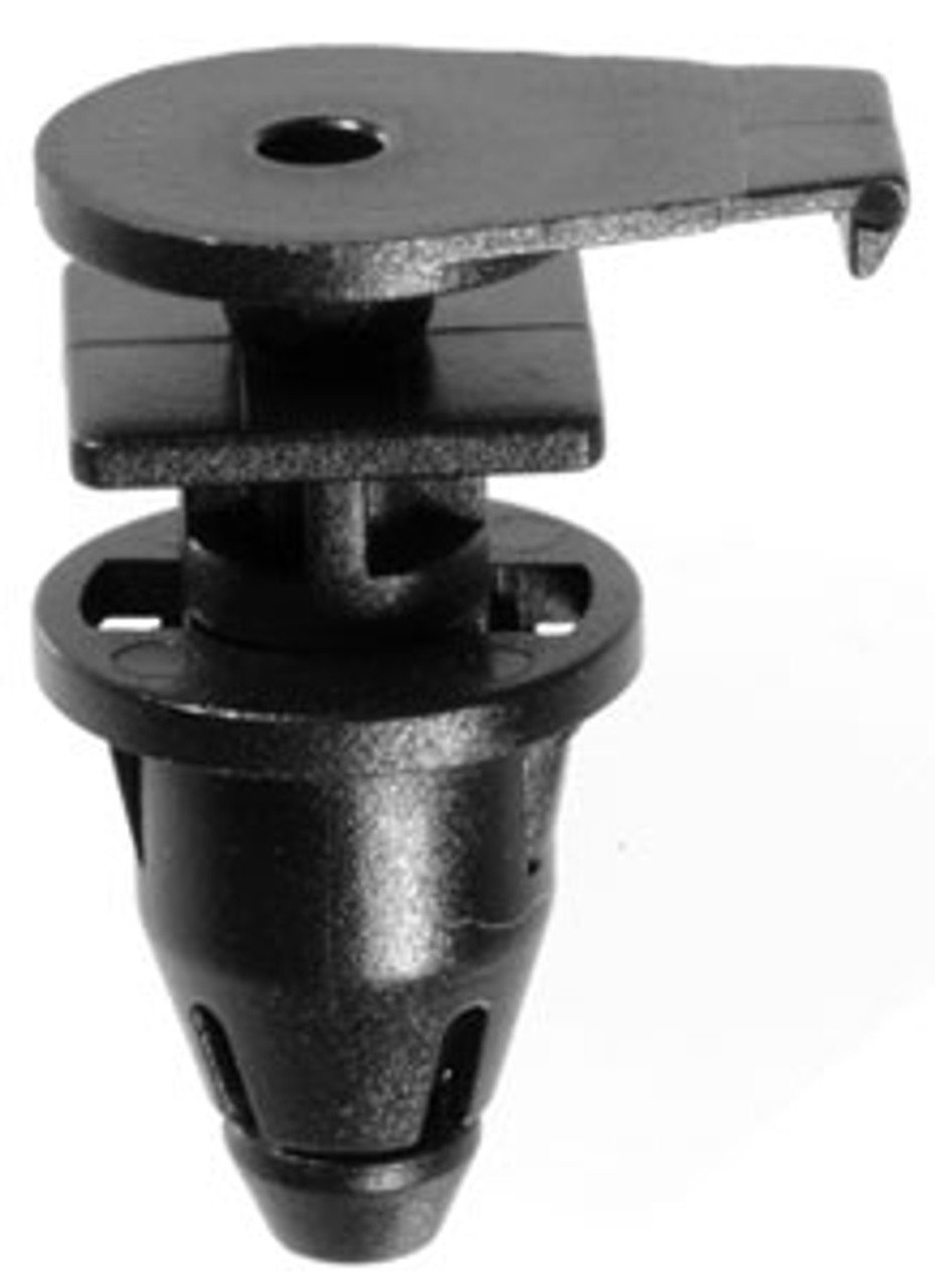 Front Fender Push-Type Retainer
Top Head Length: 19.5mm
Bottom Head Diameter: 14mm
Stem Length: 15mm
Fits Into 10mm Hole
Subaru Forester 1998 - 2008
OEM: 57160-FC000
Black Nylon
25 Per Box
Click Next Image For Clip Detail