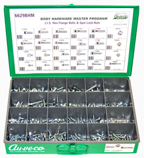 6615BHM Spin Lock Nuts, Hex Flange Nuts, Free Spinning Washer Nuts, Jack Nuts & Well Nuts