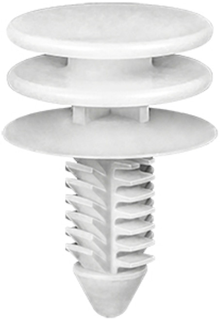 Windshield Garnish & Interior Trim Retainer
White Nylon
Top Head Diameter: 19mm
Middle Head Diameter: 19mm
Bottom Head Diameter: 20mm
Stem Diameter: 9mm; Stem Length: 19mm
Buick Enclave, Lucerne & Verano; Cadillac ATS, CTS, SRX & XTS; Chevrolet Cruze, Equinox & Traverse and GMC Acadia & Terrain 2008 - On
OEM# 11562568
10 Per Box Windshield Garnish & Interior Trim Retainer
White Nylon
Top Head Diameter: 19mm
Middle Head Diameter: 19mm
Bottom Head Diameter: 20mm
Stem Diameter: 9mm; Stem Length: 19mm
Buick Enclave, Lucerne & Verano; Cadillac ATS, CTS, SRX & XTS; Chevrolet Cruze, Equinox & Traverse and GMC Acadia & Terrain 2008 - On
OEM# 11562568
10 Per Box