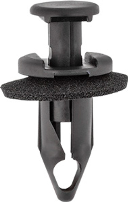 Bumper, Fender Liner, Cowl, Grille, Air Inlet Duct, Rocker Panel, Wheel Liner, Quarter Panel & Upper Deflector Push-Type Retainer
Head Diameter: 15mm
Stem Length: 21mm
Black Nylon
Fits Into 8mm Hole
Various Buick, Cadillac Chevrolet, GMC, Hummer, Saab, & Saturn Models 1991 - On
GM OEM# 11561878
25 Per Box