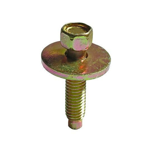 Ford
M6-1.0 x 28mm
Washer Outer Diameter: 19mm
8Mm Hex Hex Head Sems Bolts
Zinc/Yellow
Ford OEM# N606677-S36
25 Per Box