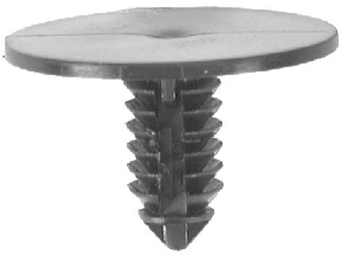Head Diameter 1"
Stem Diameter: 9/32"
Stem Length. 5/8"
Chrysler 1997 - On
Hood Insulation Retainers
Black Nylon
Chrysler OEM# 6504135
50 Per Box