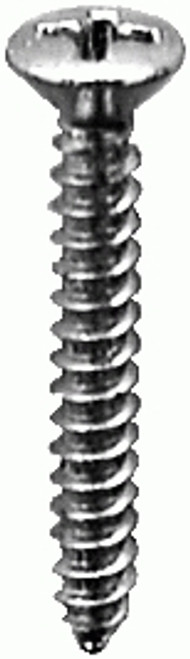 10 x 1"
#6 Head
Phillips Oval Head Tapping Screws
Chrome
100 per Box