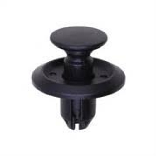 Pcs/Unit 25
Stem Diameter 7.8mm
Stem Length 11mm
Panel Range 3.5-5mm
Head Diameter 20mm
Fits In 8mm Hole
Color Black
Material Nylon

Mitsubishi OEM: MU488006