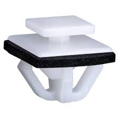 Pcs/Unit 15
Stem Length 10mm
Bottom Head Size 14 x 20mm
Top Head Size 10mm x 12mm
Color White
Includes 21136
Material Nylon

Hyundai OEM: 87756-2E000
Hyundai OEM: 877562