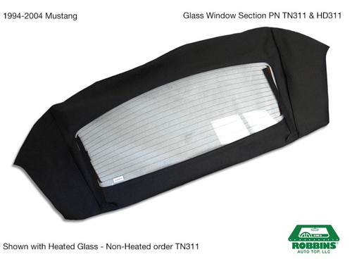 Ford Mustang 1994-2004 Convertible Top Heated Glass Window